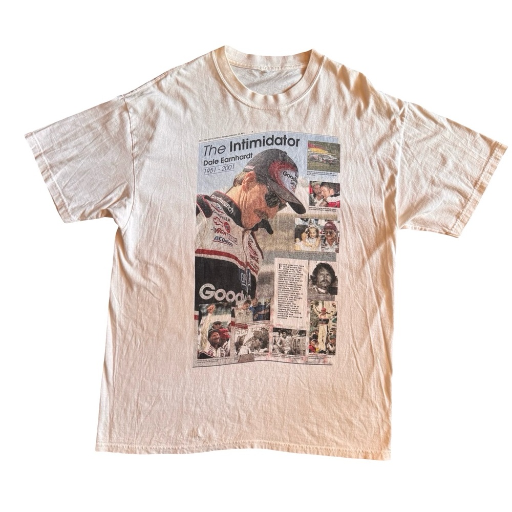 Dale Earnhardt “The Intimidator” Memorial Tee - 2001 Print, Size L